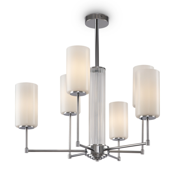 Люстра 6*E14 60Вт Хром IP20 Agnes FR5184PL-06CH Freya