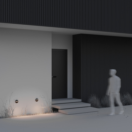 Подсветка для лестниц 3Вт 3000К Черный IP54 Mane O046SL-L3B3K Outdoor Maytoni