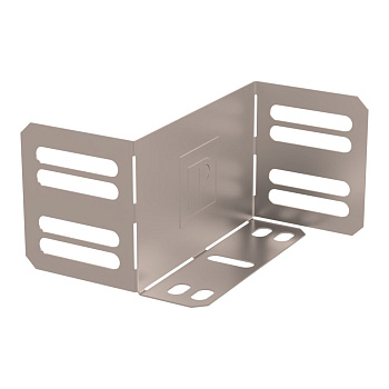 Переходник упрощённый горизонтальный Стандарт INOX (AISI 409) на 100 мм Н80 Промрукав
