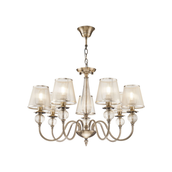 Люстра 7*E14 40Вт Бронза Антик IP20 Inessa FR2685PL-07BZ Freya