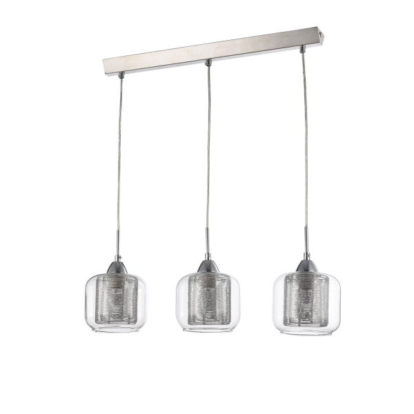 Подвесной светильник 3*E14 40Вт Хром IP20 Wellington FR5314-PL-03-CH Freya