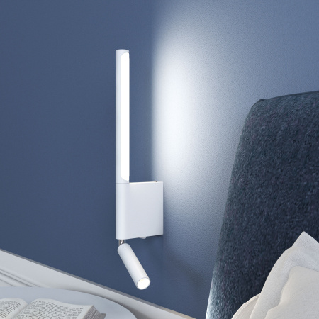 Настенный светодиодный светильник 13Вт 3300К белый IP20 Sarca (a057583) Elektrostandard