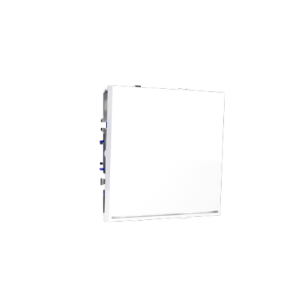 Выключатель встраиваемый Voltum S70 одноклавишный с подсветкой 10А, (белый глянцевый)