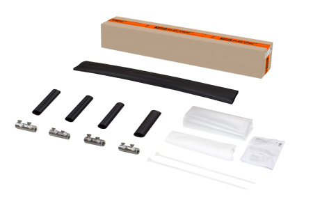 Муфта кабельная термоусаживаемая соединительная 25-50 кв.мм, 1кВ, ПВХ/СПЭ без брони, с соединителями