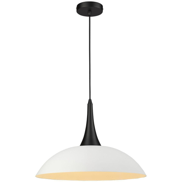 Светильник подвесной Черный/Белый E27 1*60Вт WE271.01.006 WERTMARK