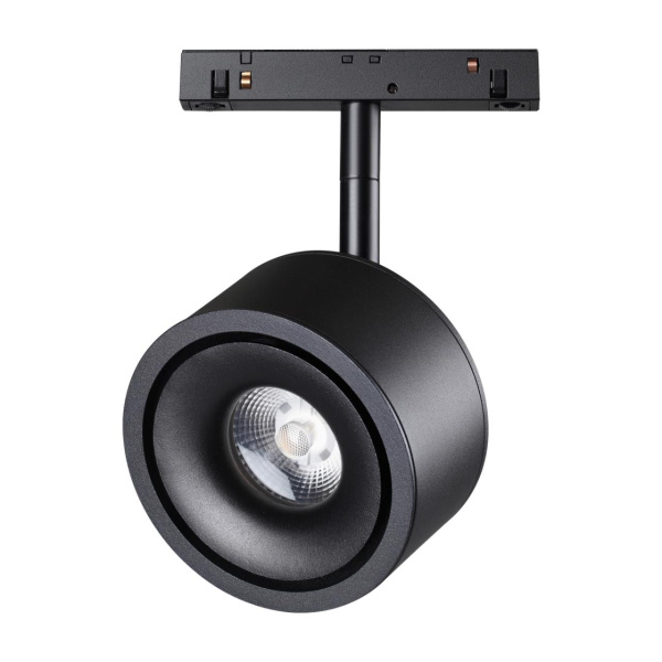 Трековый св-к для низков.шинопровода IP20 LED 4000K 12W 48V FLUM черный C NOVOTECH
