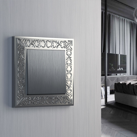 Встраиваемые механизмы Выключатель СУ 1-кл. 10А cеребряный рифленый IP20 Werkel