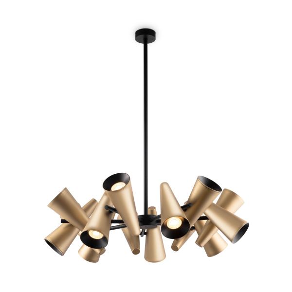 Подвесной светильник 14*GU10 50Вт Латунь IP20 Giro MOD095PL-14BS Maytoni