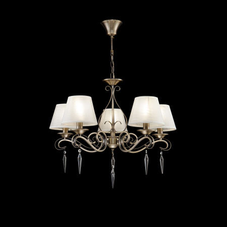 Люстра 5*E14 40Вт Бронза Антик IP20 Bonfi FR2017PL-05BZ Freya