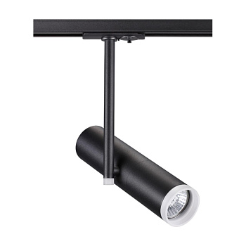 Св-к трековый однофазный IP20 GU10 50W 220V BATRA черный NOVOTECH