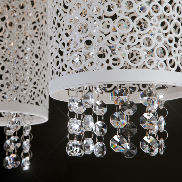 Подвесной светильник с хрусталем 3*E14 60Вт хром IP20 (1181/3 хром) Eurosvet