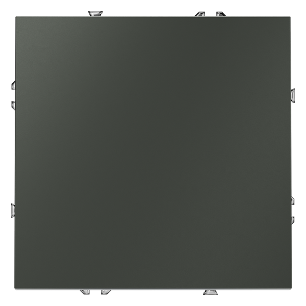 Выключатель с самовозвратом встраиваемый Voltum S70 одноклавишный 10А, (титан)