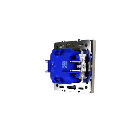 Выключатель встраиваемый Voltum S70 одноклавишный с подсветкой 10А, (шелк)