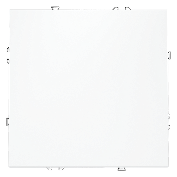 Выключатель встраиваемый Voltum S70 одноклавишный 10А, (белый матовый)