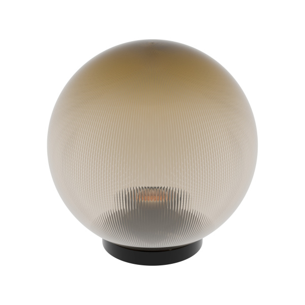 11-46 (НТУ 02-60-253) Уличный светильник-шар с основанием, 250мм,рассеиватель ПММА,призма золотая APEYRON