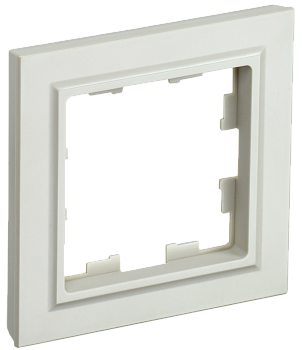 BRITE Рамка 1-местная РУ-1-БрКр бежевый IEK