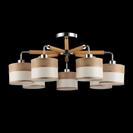 Потолочный светильник 7*E27 40Вт Хром IP20 Helen FR5329-PL-07-CH Freya