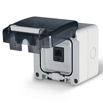 Розетка RJ 45, настенная DKC