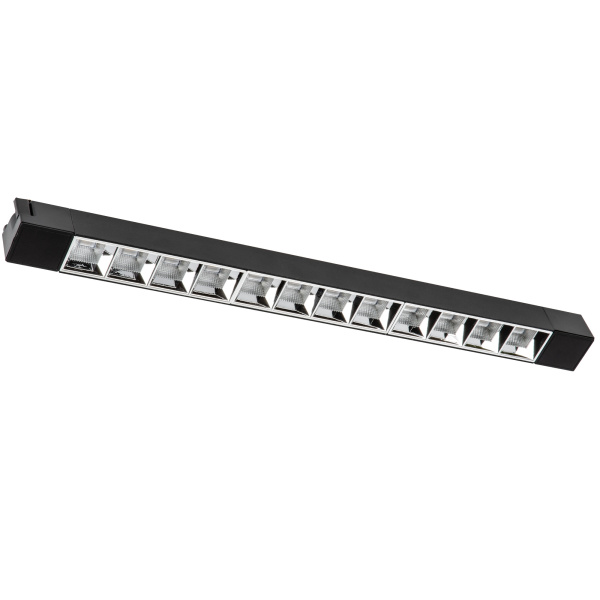 Светильник-прожектор св/д трековый 30W 4000K 2500 Лм черный линейный ULB-Q282 Volpe