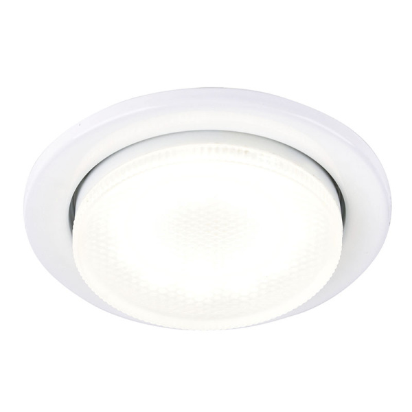 Светильник встраиваемый GX53 H18-GCL белый 18х100 General