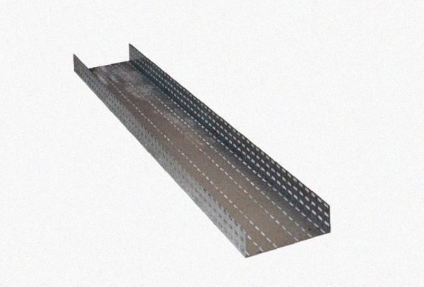 Лоток перфорированный ЛМ 200х100х2000 УХЛ1, оцинкованный лист S1,2