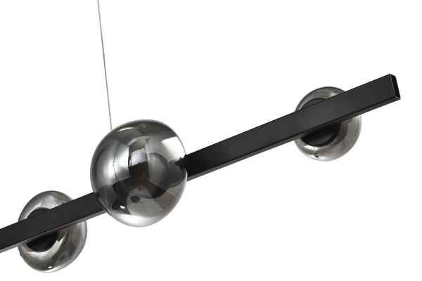 Люстра FRITTO ZRS.1888.06 24Вт регулируется от 3000K до 6000K IP20 Чёрный Zortes