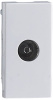 Donel Розетка TV, 1мод., бел. (22.5х45мм), серия (тип) DEC
