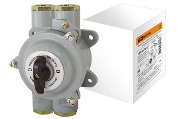 Пакетный выключатель ПВ3-100 3П 100А 220В, силуминовый корпус, IP56 TDM