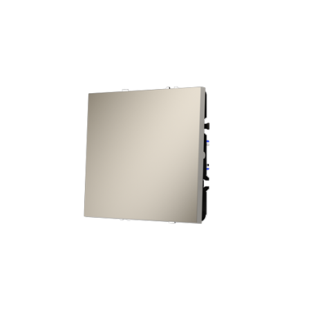 Перекрестный переключатель встраиваемый Voltum S70 одноклавишный 10А, (кашемир)