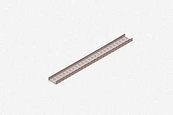 Лоток замковый глухой ЛМЗГ 300х65х2000 УТ1,5, горячее цинкование, S1,5