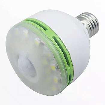 Лампа св/д D9 Е27 3W 40LED 6400К фотоэлемент