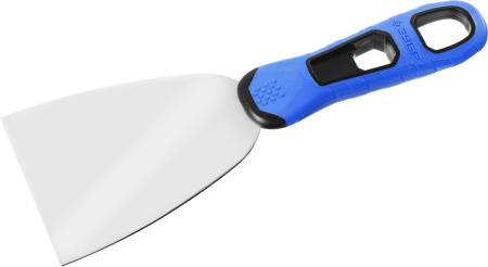 Шпатель "Профессионал" профилированное нержавеющее полотно, 2к ручка, 80мм ЗУБР