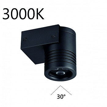 Светильник фасадный NATURE 6W 442Lm 85-265V 3000К IP67 черный ODEON LIGHT 