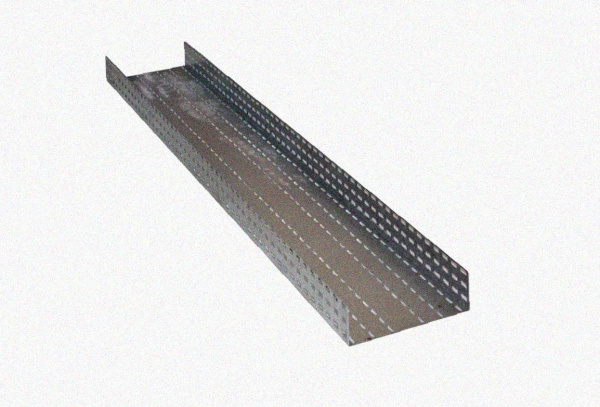 Лоток перфорированный ЛМ 400х65х2000 УХЛ2,5, оцинкованный лист S1,0