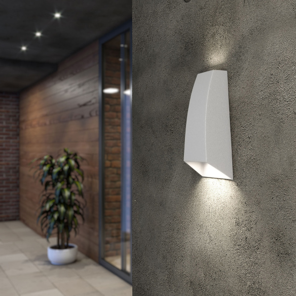 Уличный настенный светодиодный светильник 2Вт 4200К белый IP54 (a057011) Elektrostandard