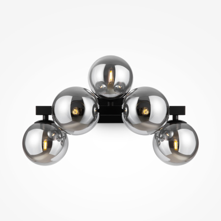 Настенный светильник (бра) 5*G9 28Вт Черный IP20 Dallas MOD547WL-05B Maytoni