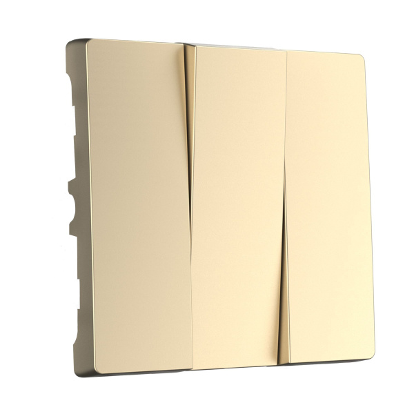 Набор клавиш для выключателя трехклавишного (шампань) СУ IP20 Werkel