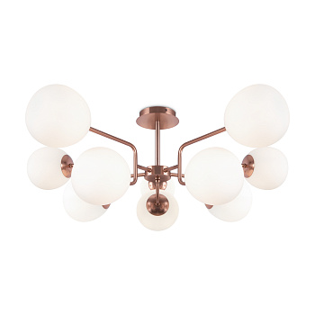 Подвесной светильник 10*E14 40Вт Латунь IP20 Erich MOD221PL-10G Maytoni