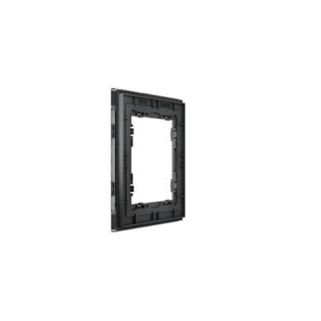 Рамка стеклянная Voltum S70 на 1 пост, (графит, стекло)