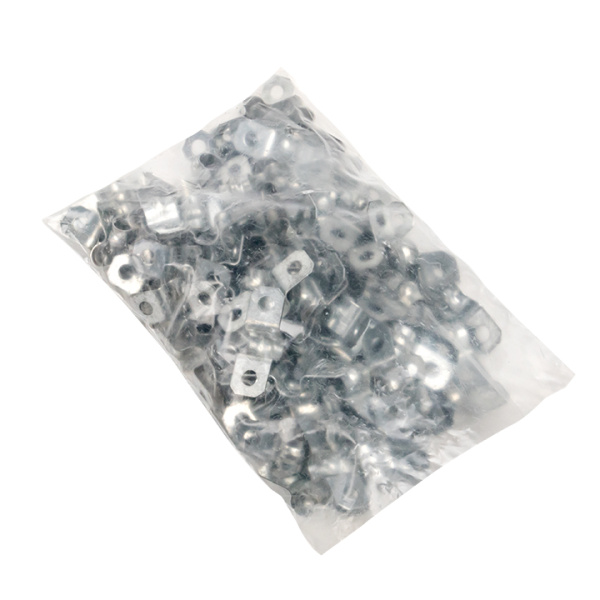 Скоба металлическая однолапковая d8-9 мм (100 шт) PROxima EKF