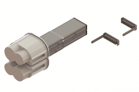 Питающий элемент + заглушка, тип 1, Cu, 6P+6P, 40A DKC