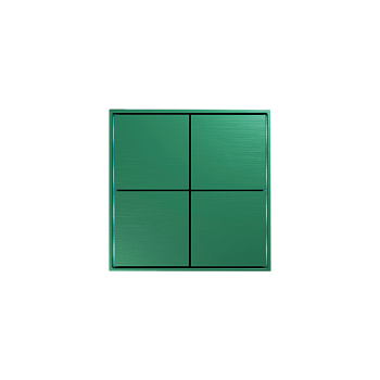Donel Сенсорный кнопочный модуль KNX, 4/8 группы, малахит. Серия устройств: DKNX