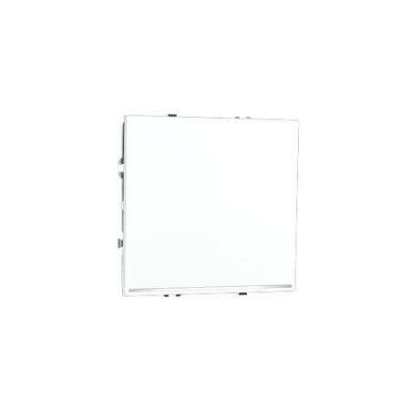 Выключатель встраиваемый Voltum S70 одноклавишный с подсветкой 10А, (белый матовый)