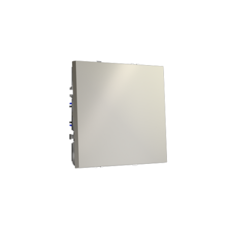 Выключатель с самовозвратом встраиваемый Voltum S70 одноклавишный 10А, (шелк)