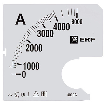 Шкала сменная для A961 4000/5А-1,5 PROxima EKF