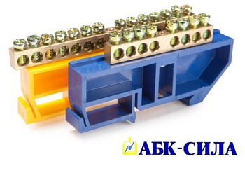 Шина нулевая с заземлением 6х9мм 12/1 Аллюр