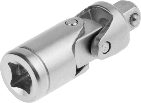 Шарнир карданный "Мастер" (1/4"), Cr-V, хроматированное покрытие ЗУБР