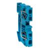 Колодка клеммная пружинная JXB-ST-6 52А синяя PROxima EKF