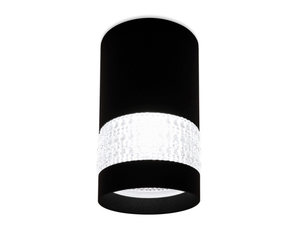 Накладной точечный светильник TN374 SBK черный песок GU5.3 D65*117 Ambrella Light