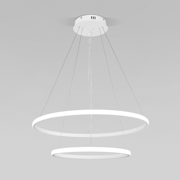 Подвесной светодиодный светильник с ПДУ белый IP20 (90264/2 белый) Eurosvet